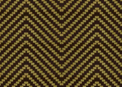 golden carbon fiber lines up pattern